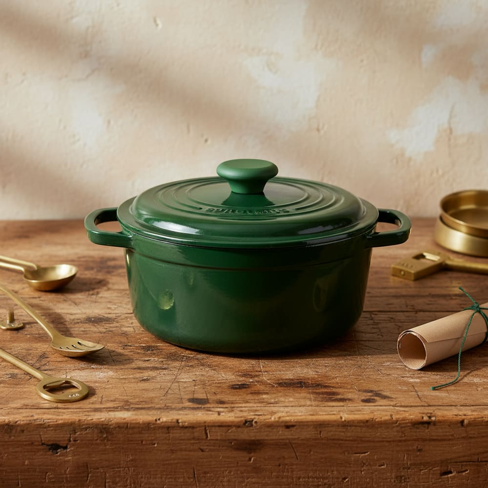 Cocotte en fonte émaillée 24 cm